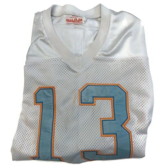 Mitchell & Ness Throwbacks 1984 Miami Dolphins Dan Marino Jersey White Size 52 - Picture 11 of 11